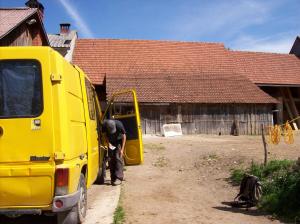 Gelen op de boerderij