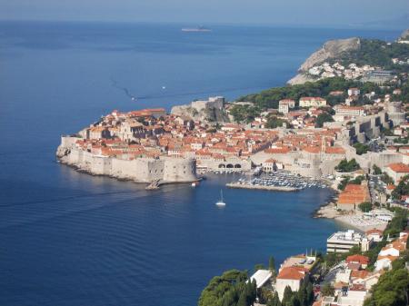 Uitzicht op Dubrovnik
