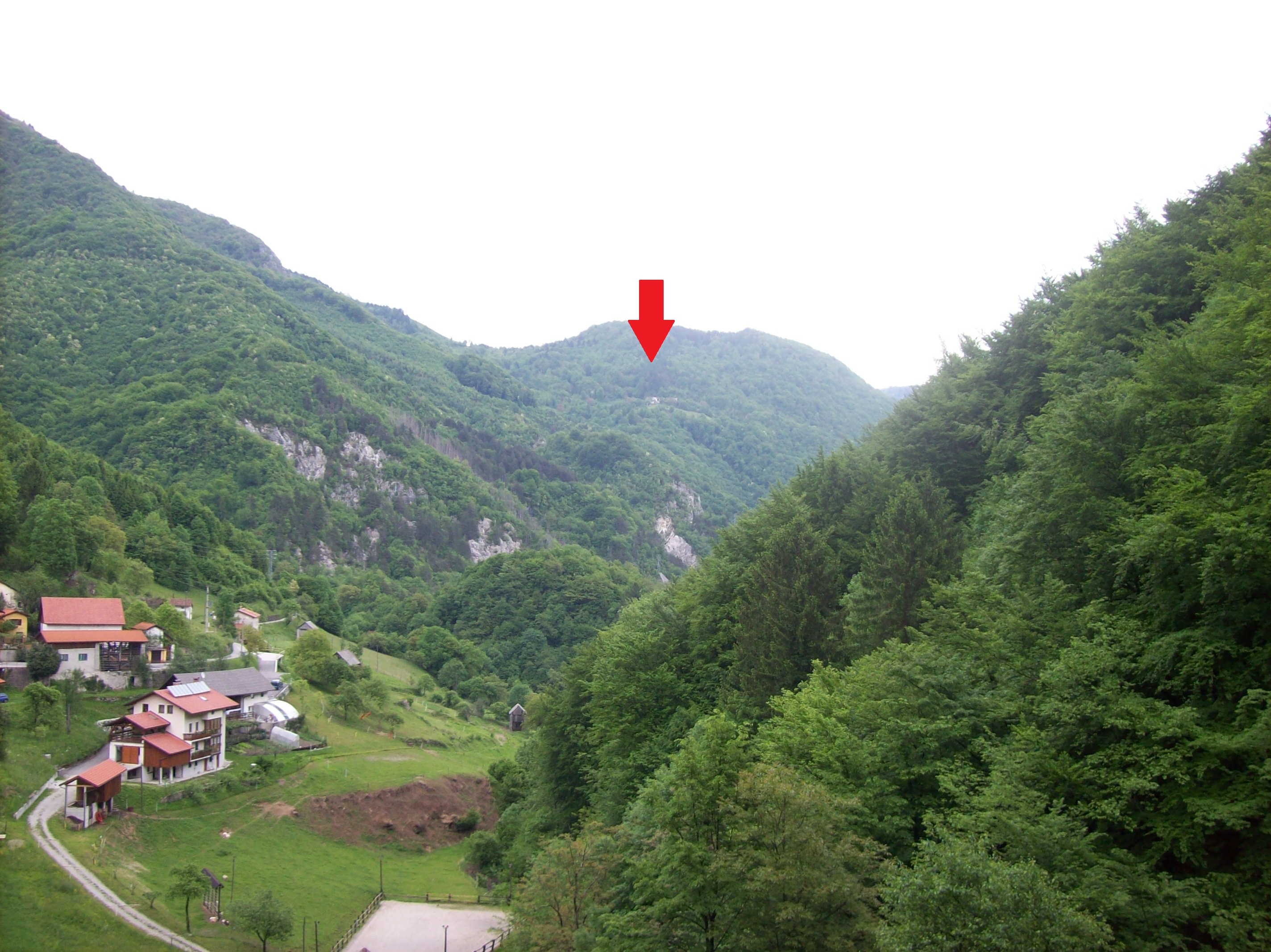 onze plek = rode pijl!