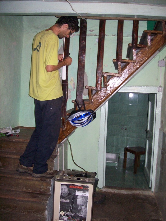 oude inkomhal en trap