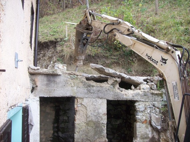 afbraak griezelig kot