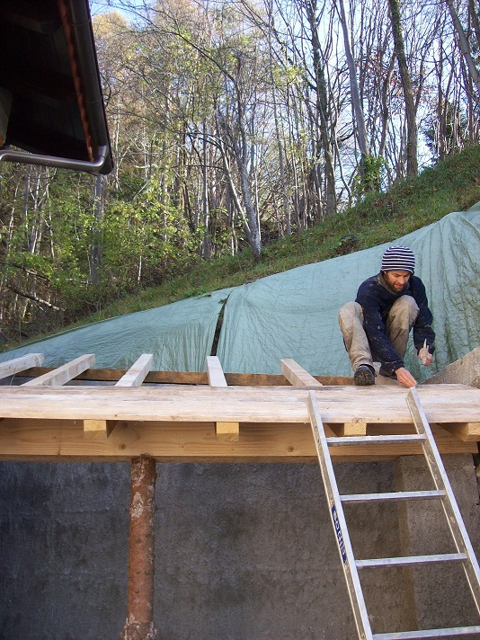 en het timmerwerk kan beginnen