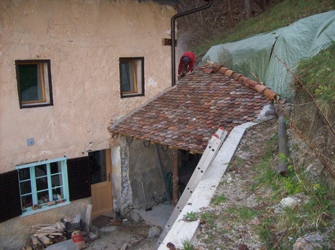 oude nokpannen vastzetten