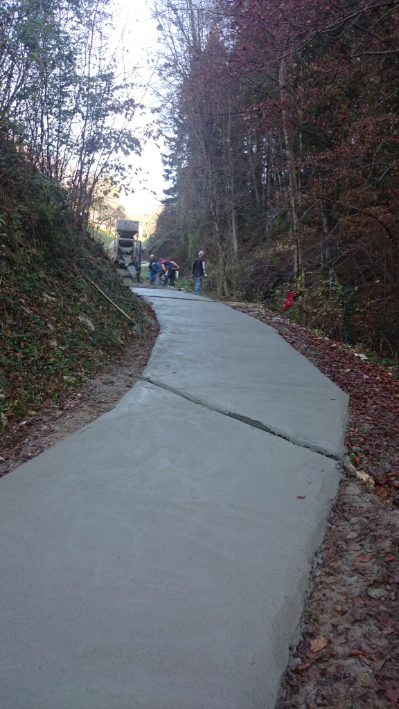 een paar 100m op een weekend