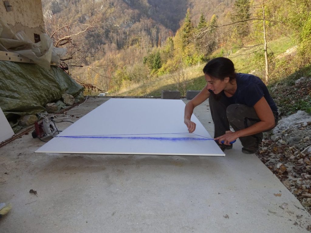  gyproc plaatsen (ondertussen "specialiste van het blauwe koordje")