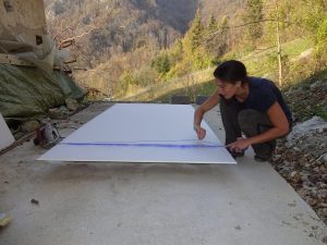 specialiste van het blauwe koordje: gyproc afmeten &