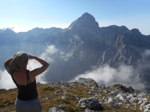 Zicht op de Škrlatica